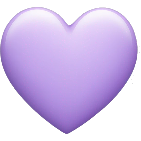 pastel purple heart emoji