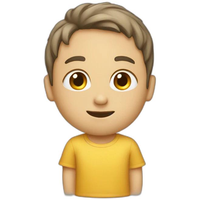 un tee shirt humain emoji
