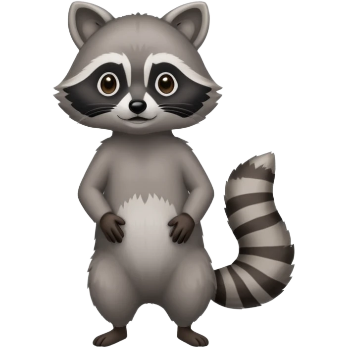A full body racoon 🦝 emoji emoji