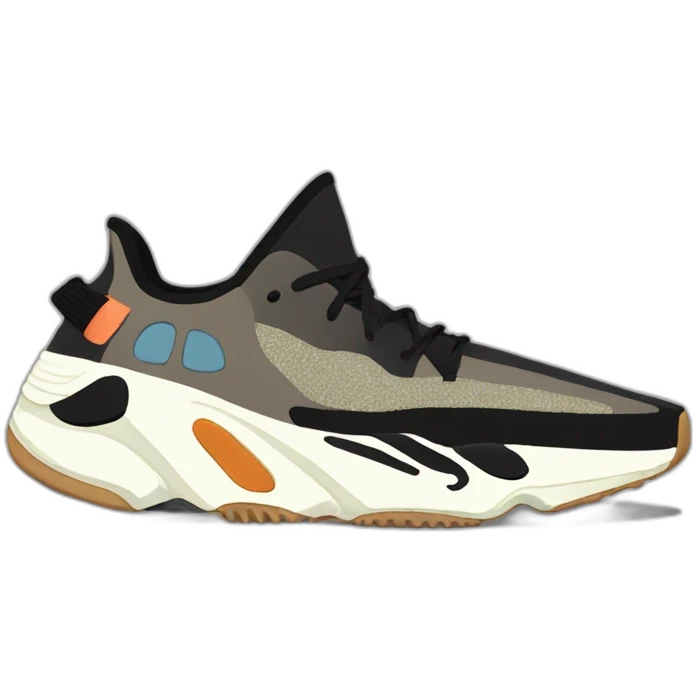 Yeezy foam runner shoes emoji
