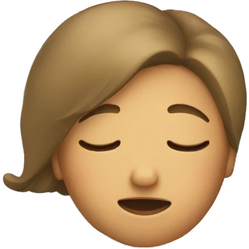 Girl sleeping emoji