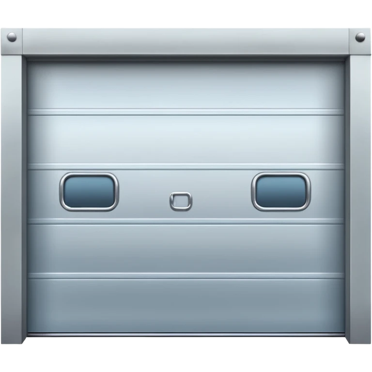 Garage door closing emoji