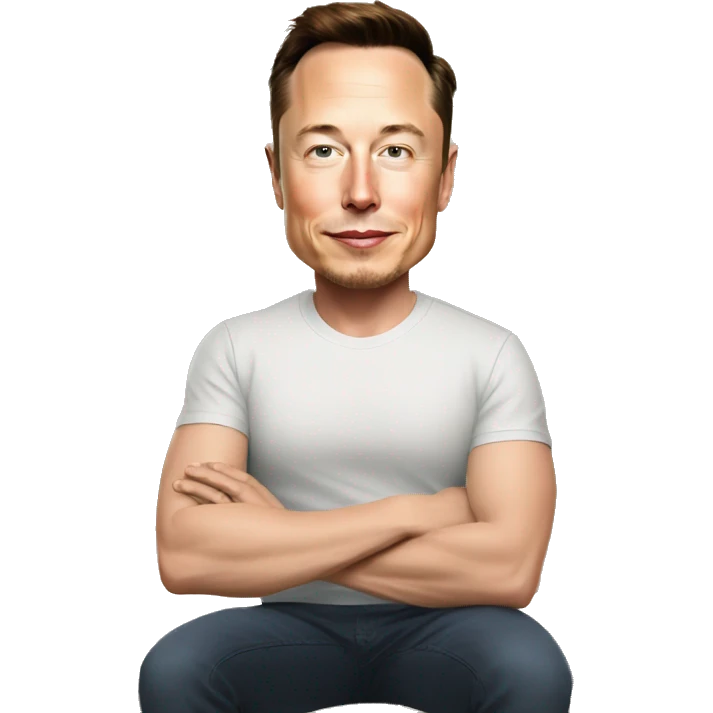 elon musk lasy at home emoji