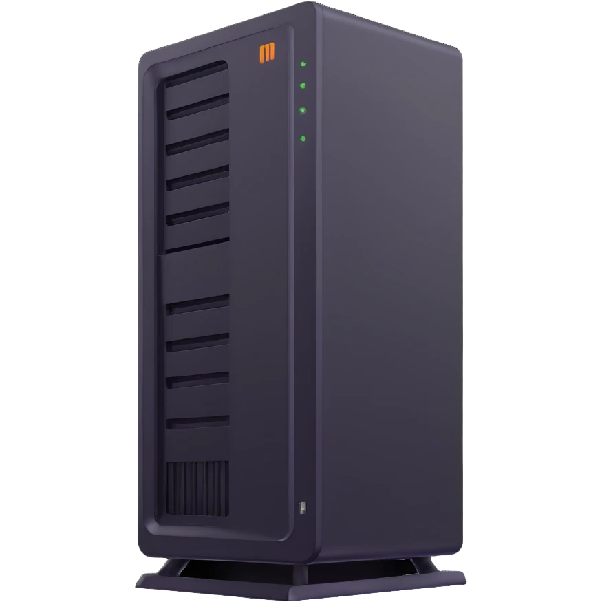 PC desktop computer server tower logo emoji