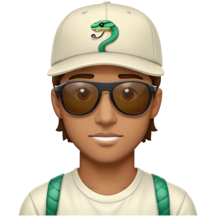 guy with brown hair, backwards baseball cap, wearing Pit Viper sunglasses emoji