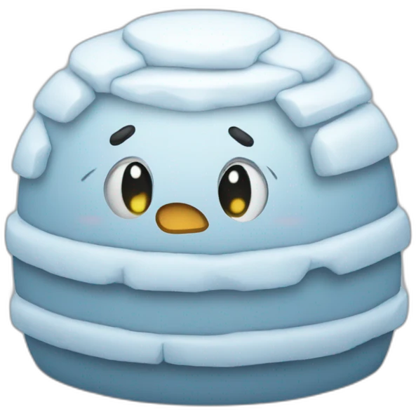 igloo shivering face 2 emoji