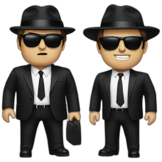 jake and elwood blues brothers emoji