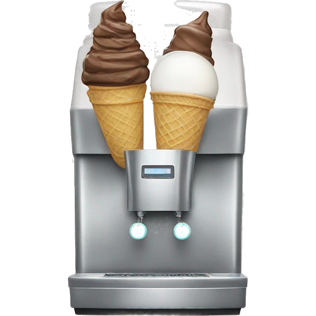 Ice cream machine  emoji