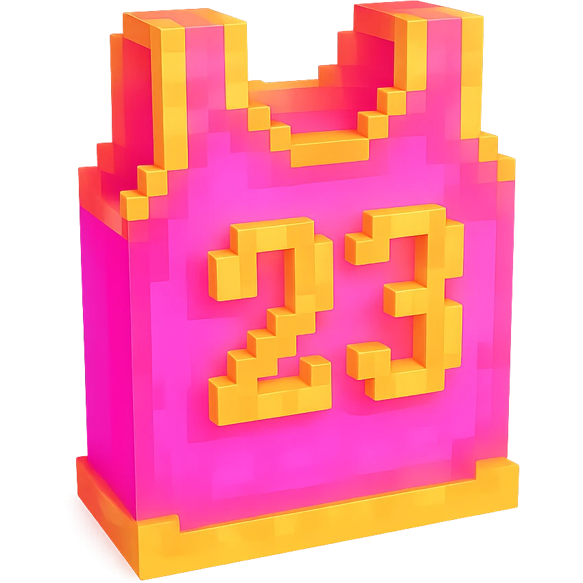 светящейся розовая баскетбольная майка с надписью "23", no background emoji
