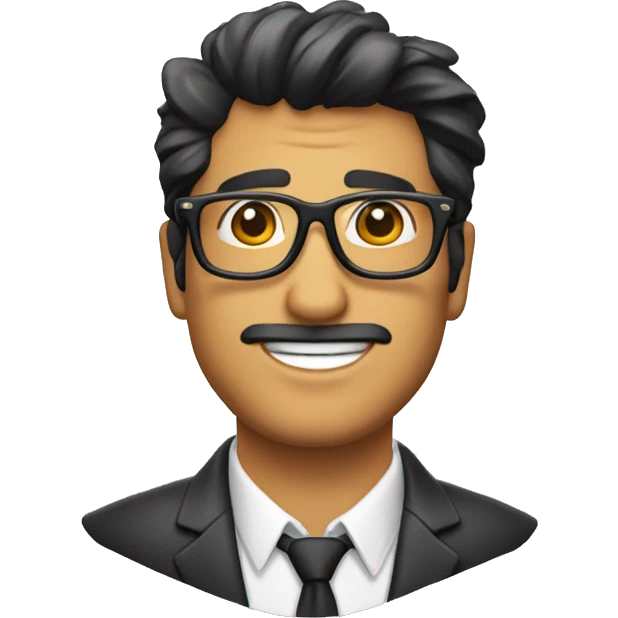 Alejo canterpier con gafas  emoji