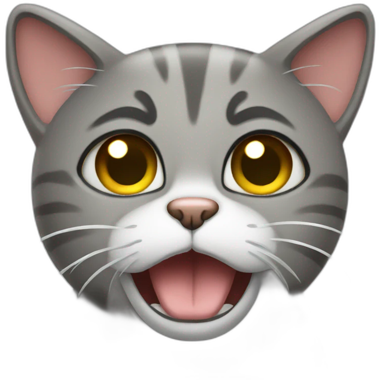 Weeping cat with lots of tears emoji