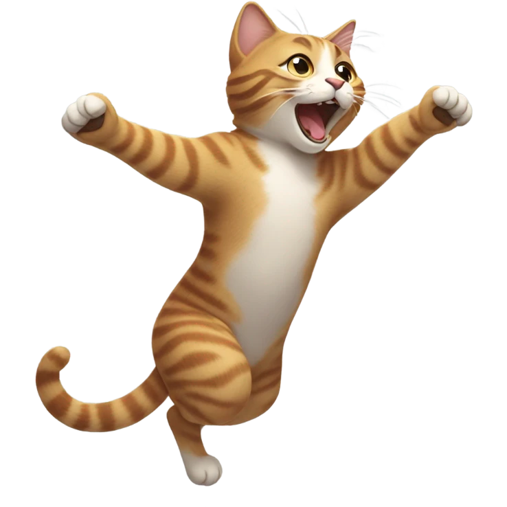 cat flying  emoji
