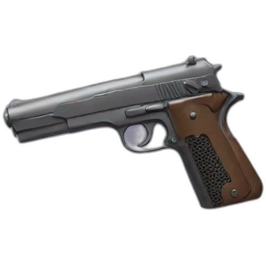 Gun in hand emoji