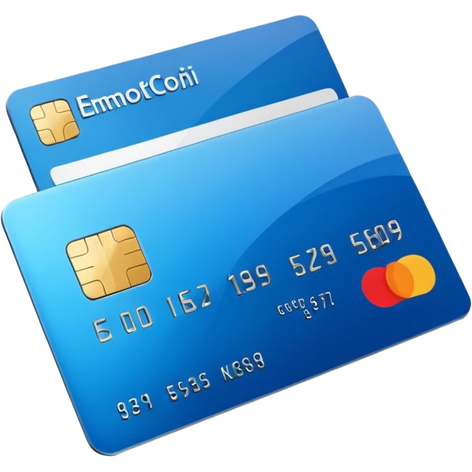 beautiful credit card emoji