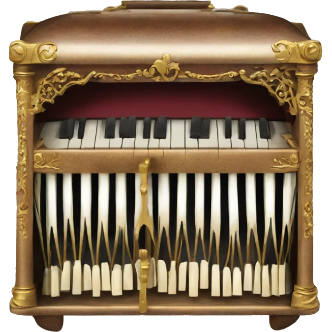 19th century travelling calliope instrument emoji