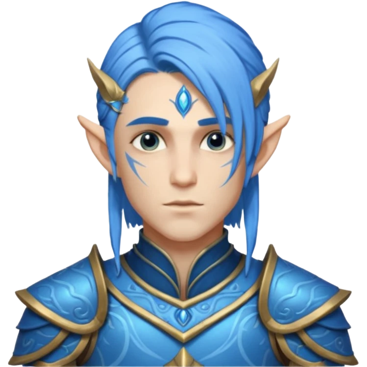ESO male water elf emoji
