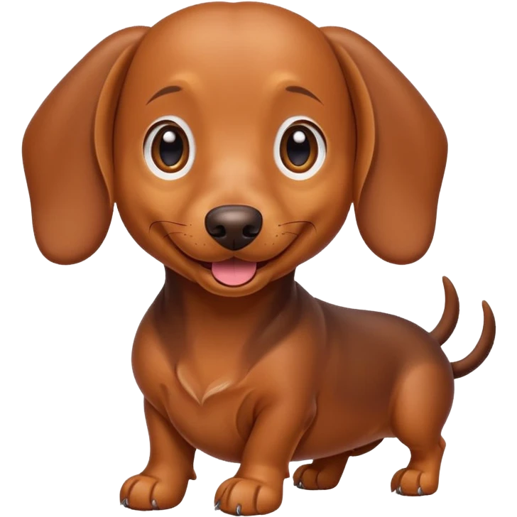 Emoji di un bassotto cane emoji