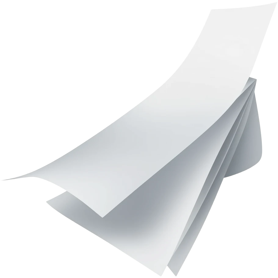 flying paper emoji