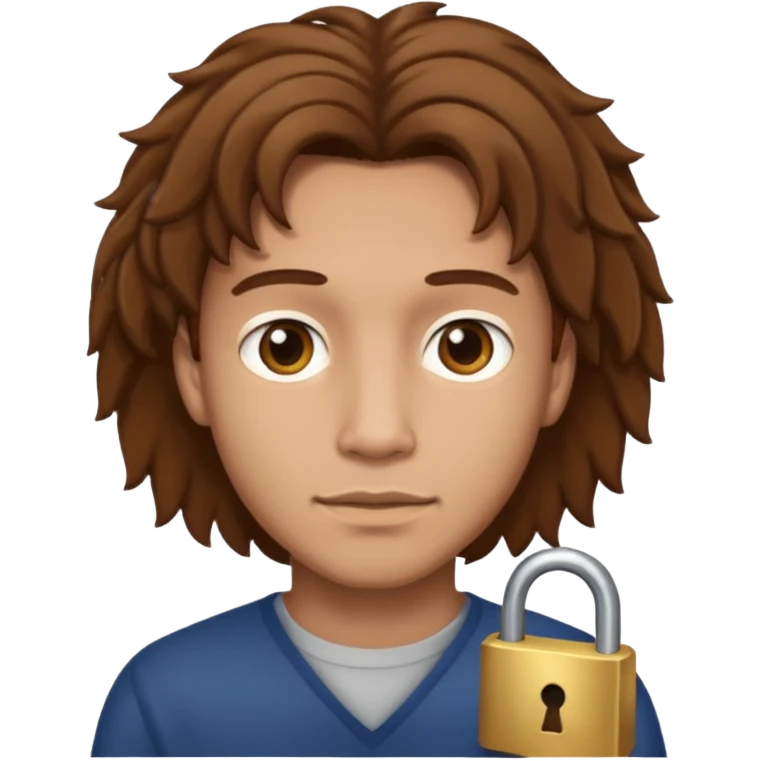 man light skin with locks emoji
