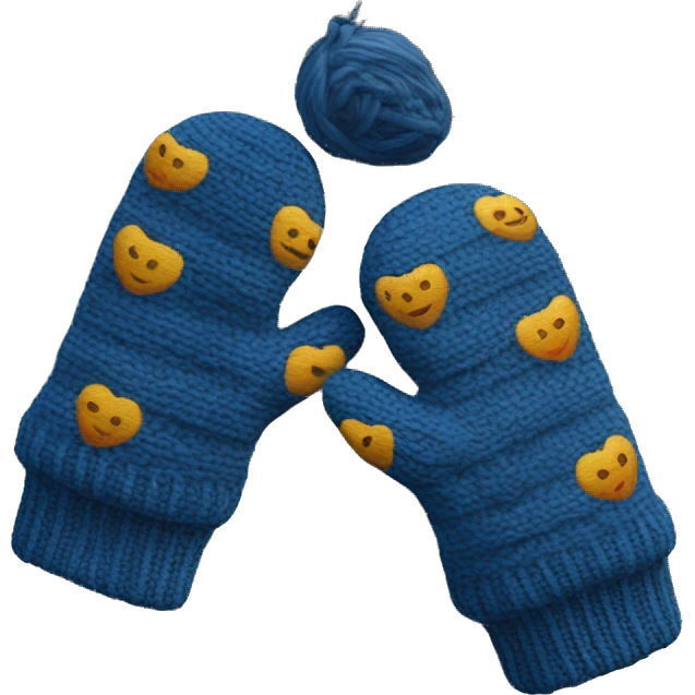 3D-Deep-blue-baby-mittens emoji
