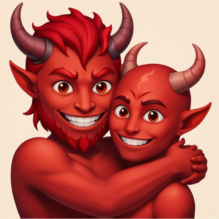 🤫+🫂+😈 emoji