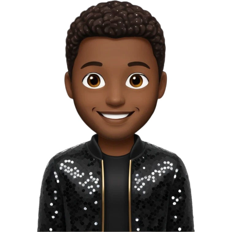 Joel JoJo Hailey from Jodeci/K-Ci & JoJo with dark brown, black sequin outfit emoji