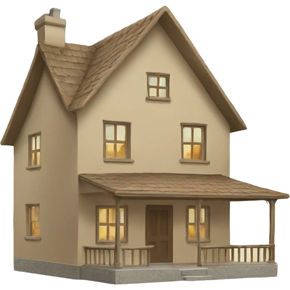 Beige-home emoji