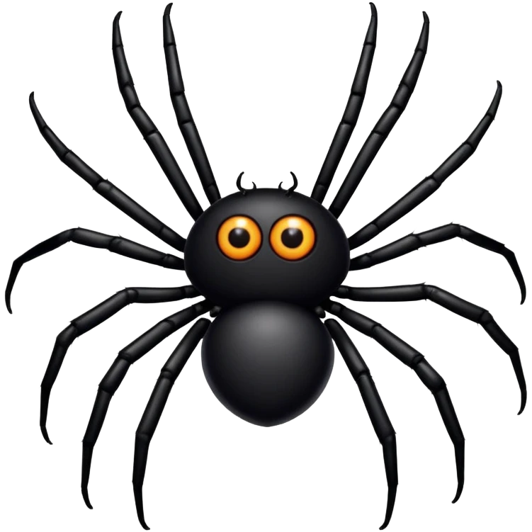 A spider with human hands instead of legs emoji
