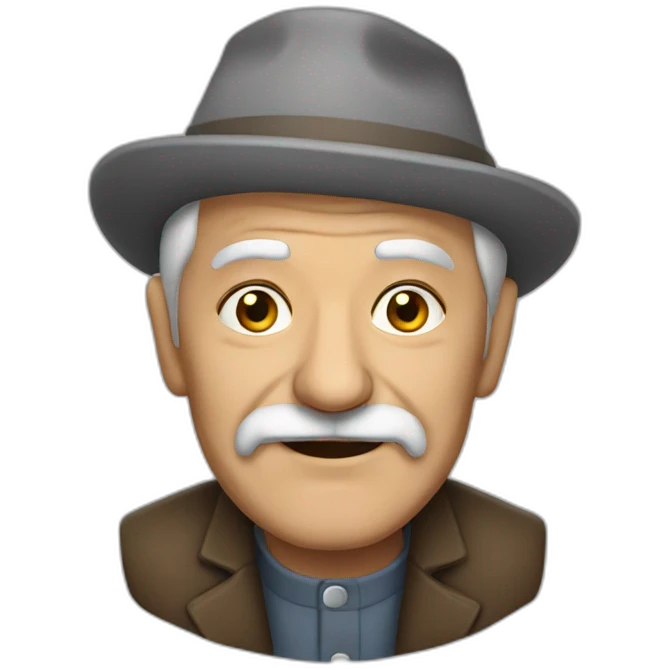 Old turkish man emoji