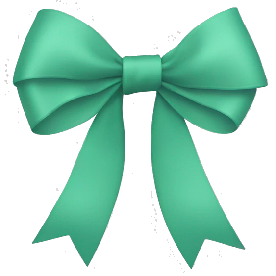 Thin ae ribbon Bow  emoji