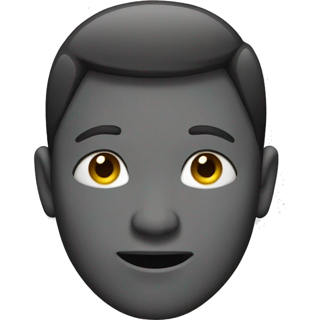 Lying person emoji