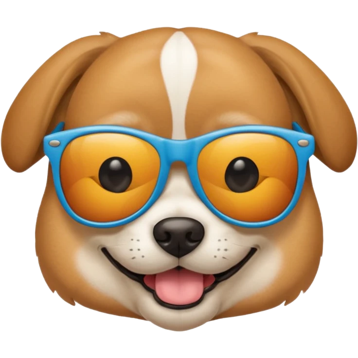 Un chien chill comme la trend du chill guy  emoji