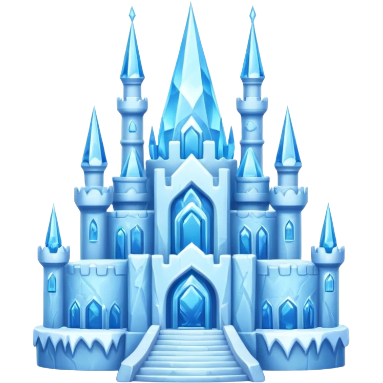 Ice Kingdom palace emoji