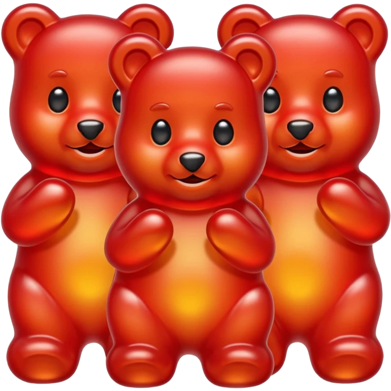 red Gummy Bears emoji