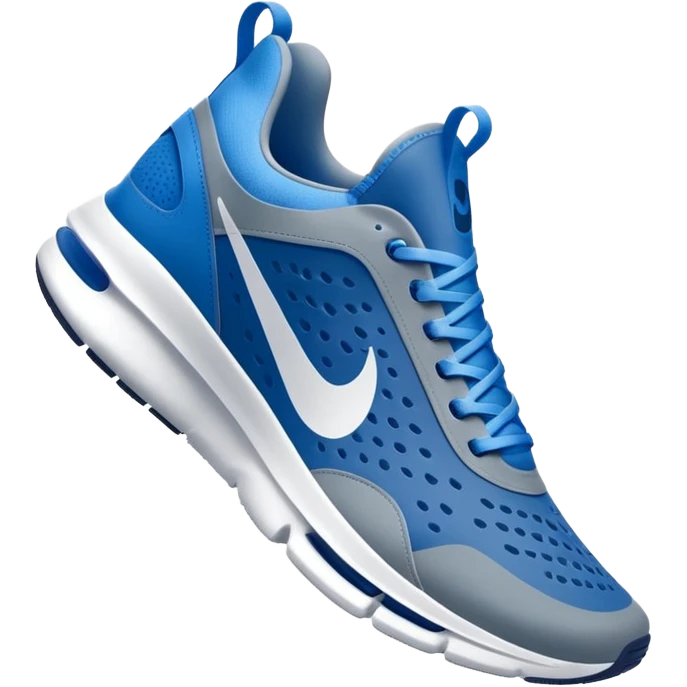 Tiburon con zapatos nike azules emoji