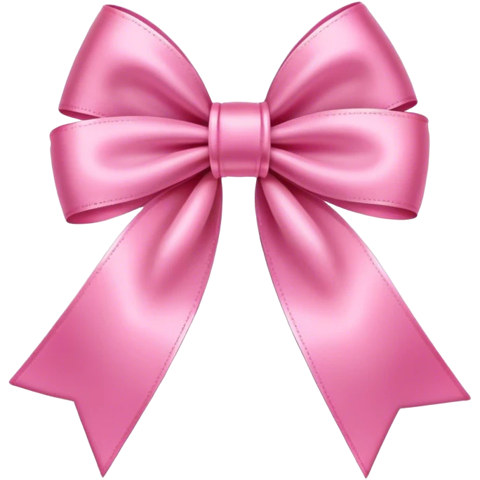 cute pink bow aesthetic emoji