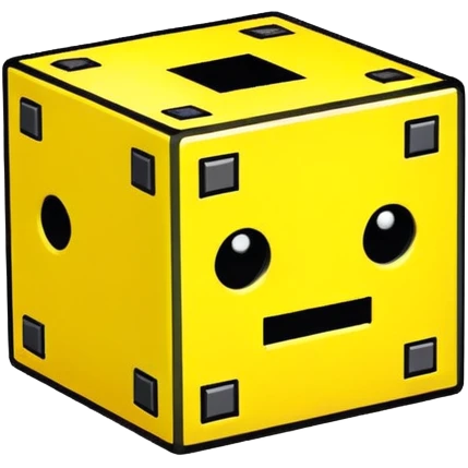geometry dash cube character emoji