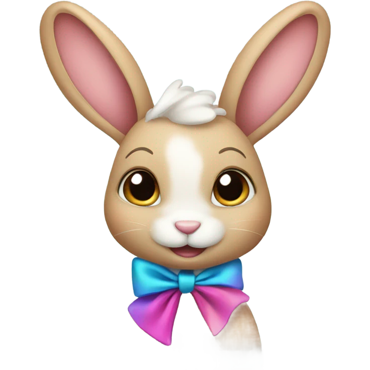 Bunny with a   Bow emoji