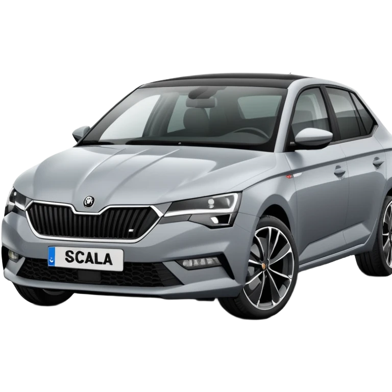 Skoda scala monte carlo grey steel color emoji