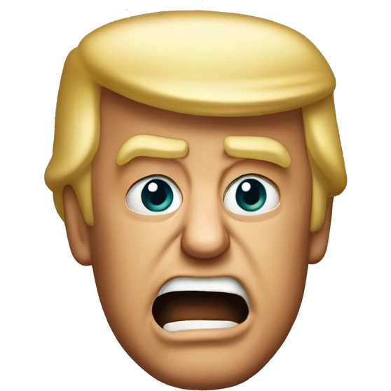 donald trump mad emoji