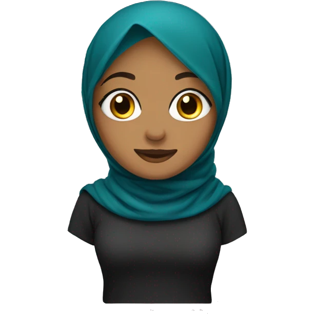 hijab grphic designer emoji
