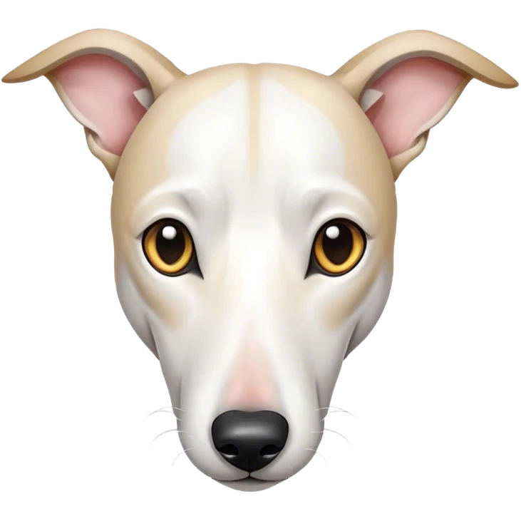 Galgo blanco emoji