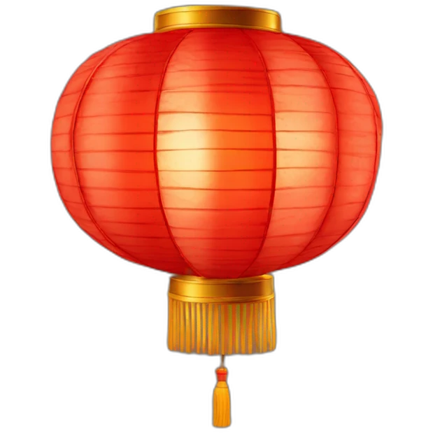 red chinese lantern lamp emoji