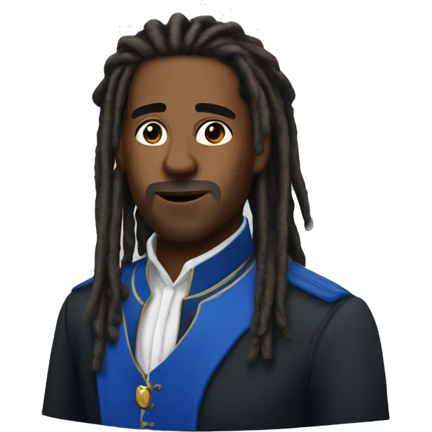 Duke Dennis with dreads emoji