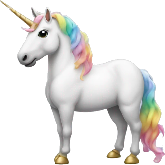 Unicorn with feet’s emoji