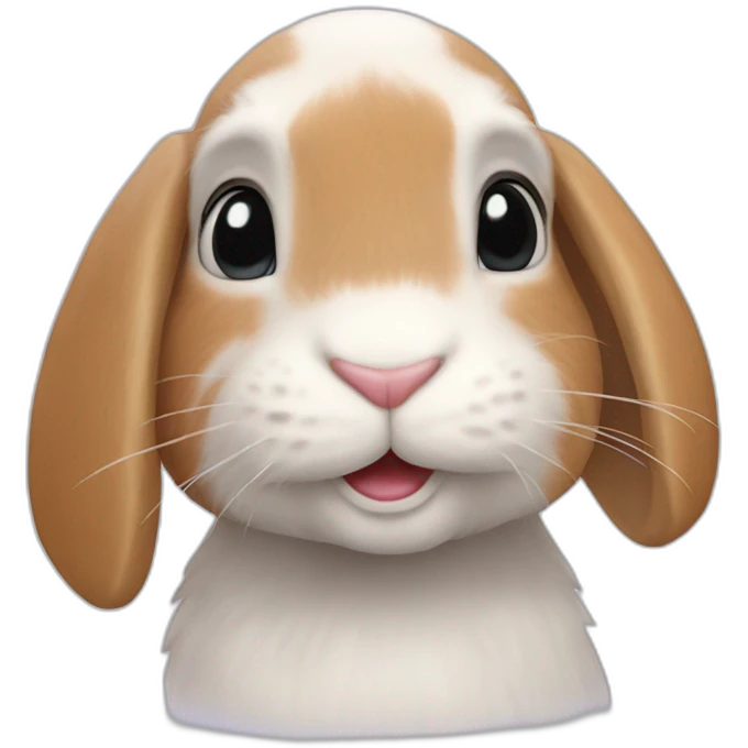 Realistic-bunny emoji