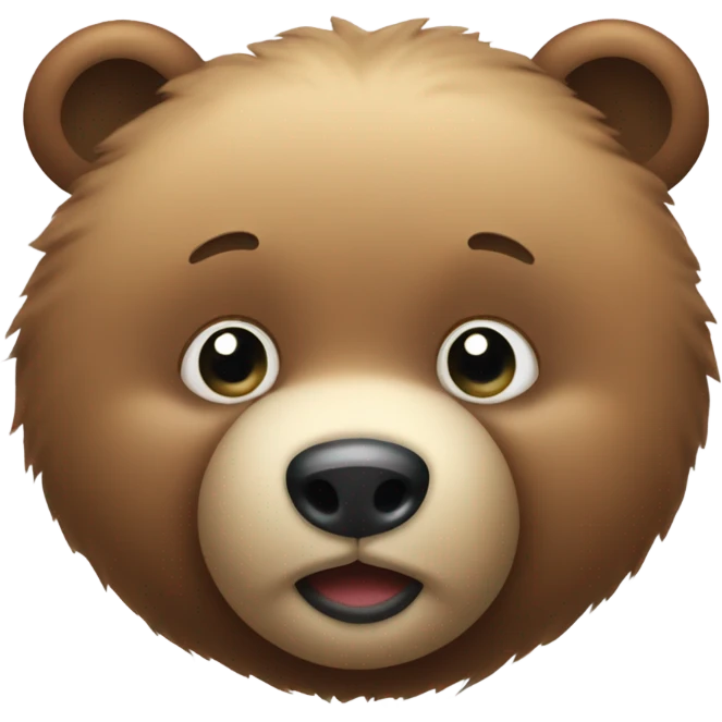 Cute bear emoji