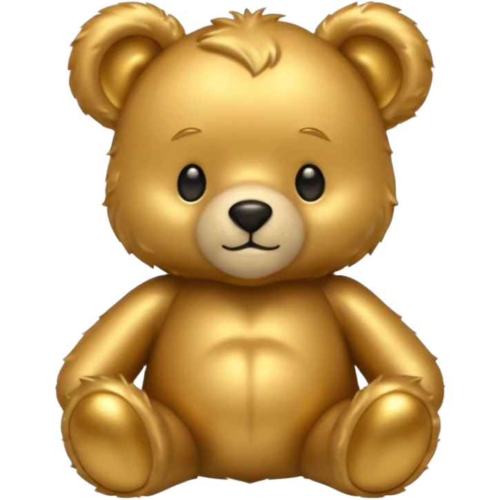 gold tedy bear emoji