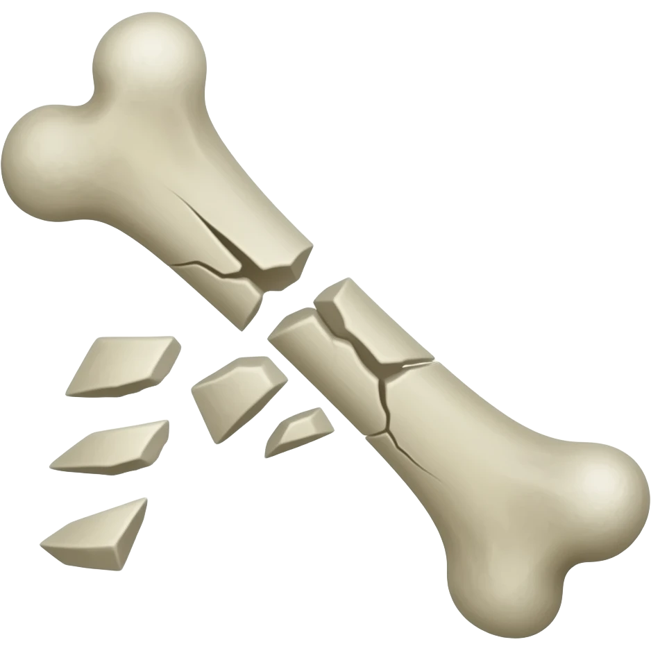 Fracture emoji