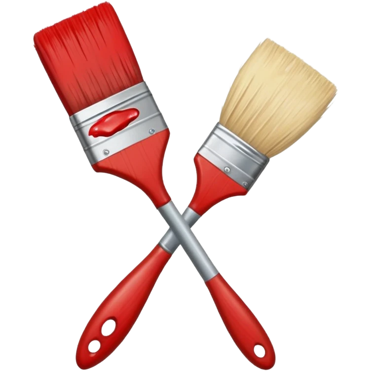 red Paintbrush emoji